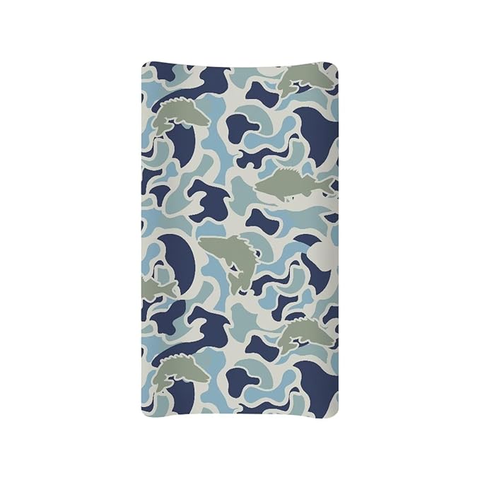 Camo Hunting Fishing Diaper Change Table Covers Washable Changing Pad Cover for Baby Breathable Changing Mat Cover for Baby Girls Boys Gift for Friends