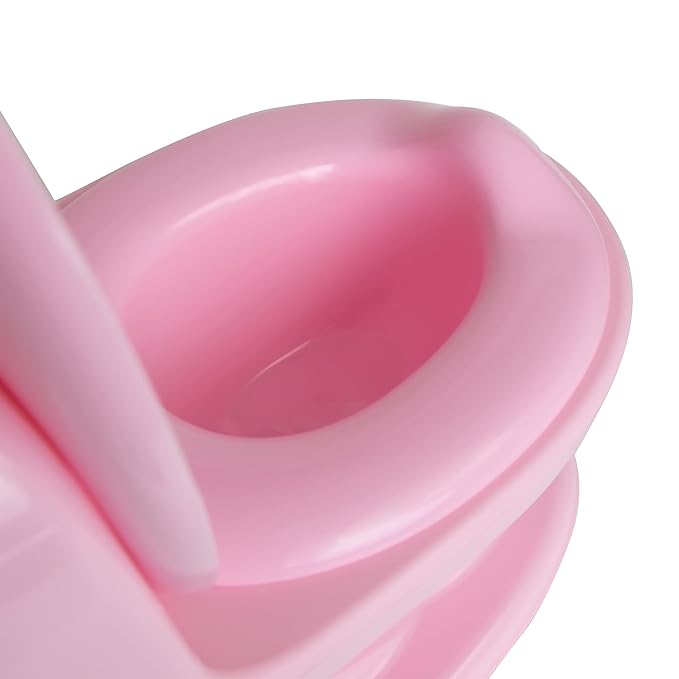Nuby My Real Potty Training Toilet with Life-Like Flush Button and Sound - 18+ Months - Pink