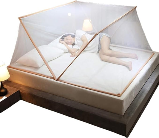 Mosquito Net, Bed Mosquito Net, Collapsible Mosquito Net Tent, Outdoor Mosquito Net, Foldable Portable Outdoor Mosquito Net for Home and Travel, Easy to Install/a/160 * 190 * 80Cm