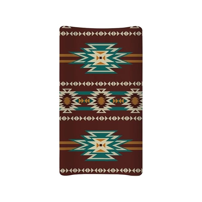 Aztec Diaper Covers for Boys Comfort Diaper Western Change Table Pad Covers Soft Breathable Changing Pad Sheets Cover