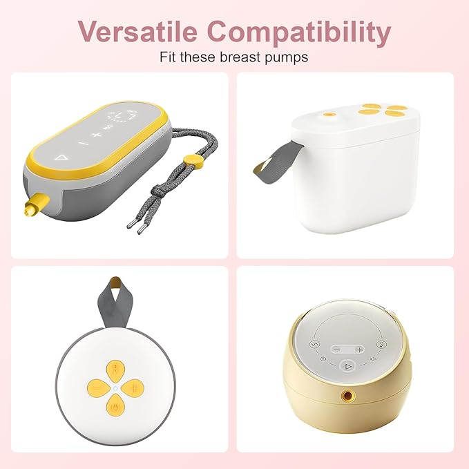 One Complete Sets Compatible with Medela Breast Pump connectors Replacement Parts (Only Compatible with Medela connectors)