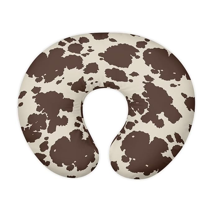 Cow Hide Print Nursing Pillowcase Nursing Pillow Cover Cuddle Pillow Slipcover Detachable Nursing Pillow Protective Baby Feeding Baby Essentials