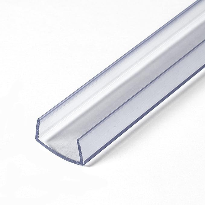 Outwater Industries | 3/4 Inch (.75'') Cabinet Door Protector Edge Guard in Clear | Fits 3/4" Edge | 24 Inch (Pack of 3)