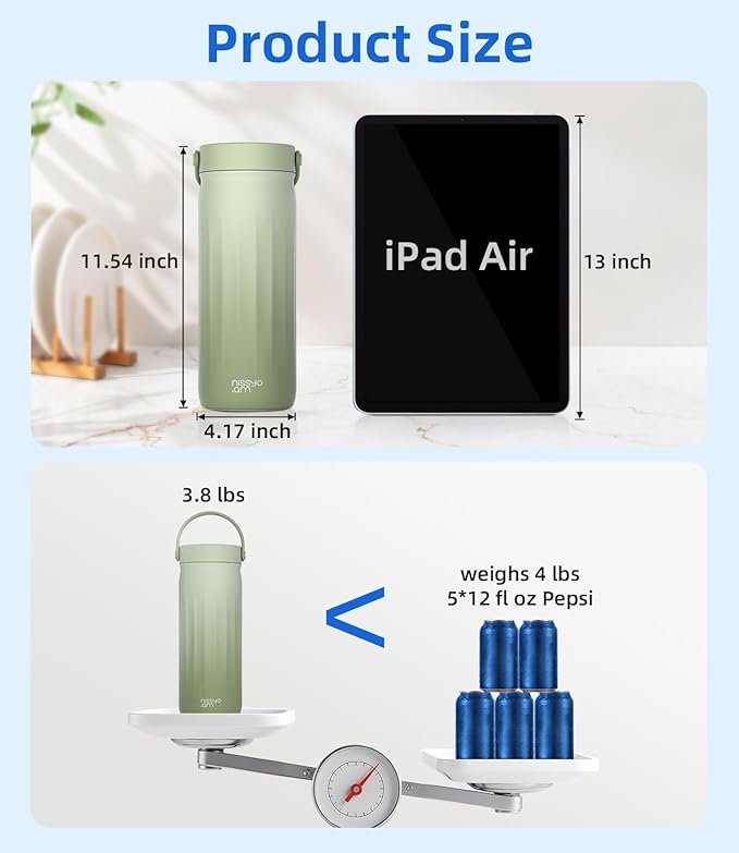 22oz Stainless Steel Breastmilk Cooler - 24Hrs Portable Breast Milk Chiller for Travel, Includes 2 BPA-Free Baby Bottles &10 Storage Bags, Leakproof Thermal Container for Working Moms, Green