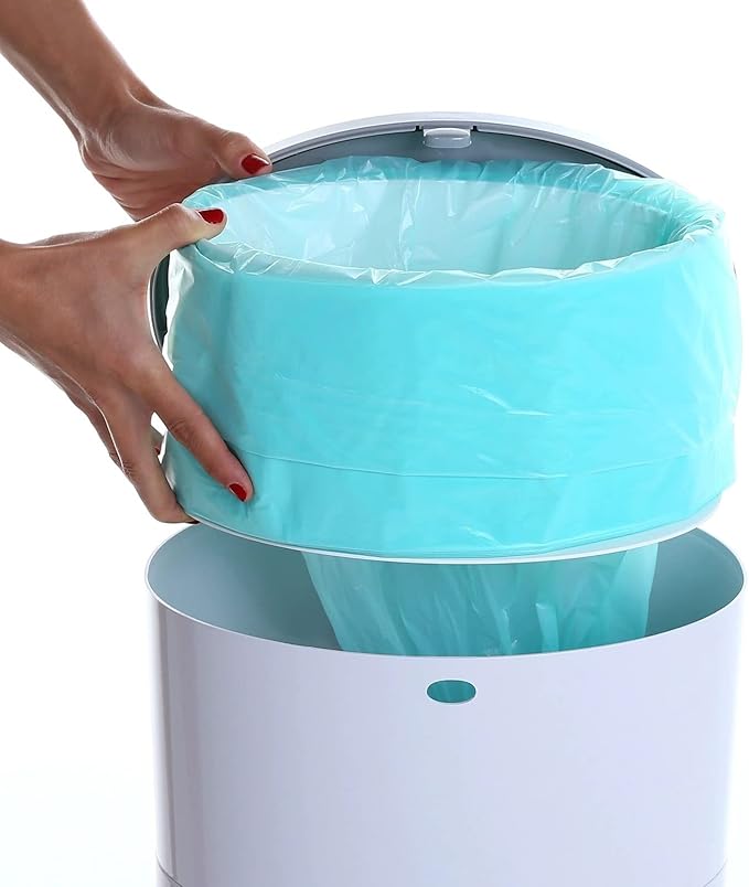 4-Pack Diaper Pail Refills Refill bags Compatible with Dekor Classic Regular Size Pail Disposable Diaper Pail Liners Hold Up To 2000 Diapers