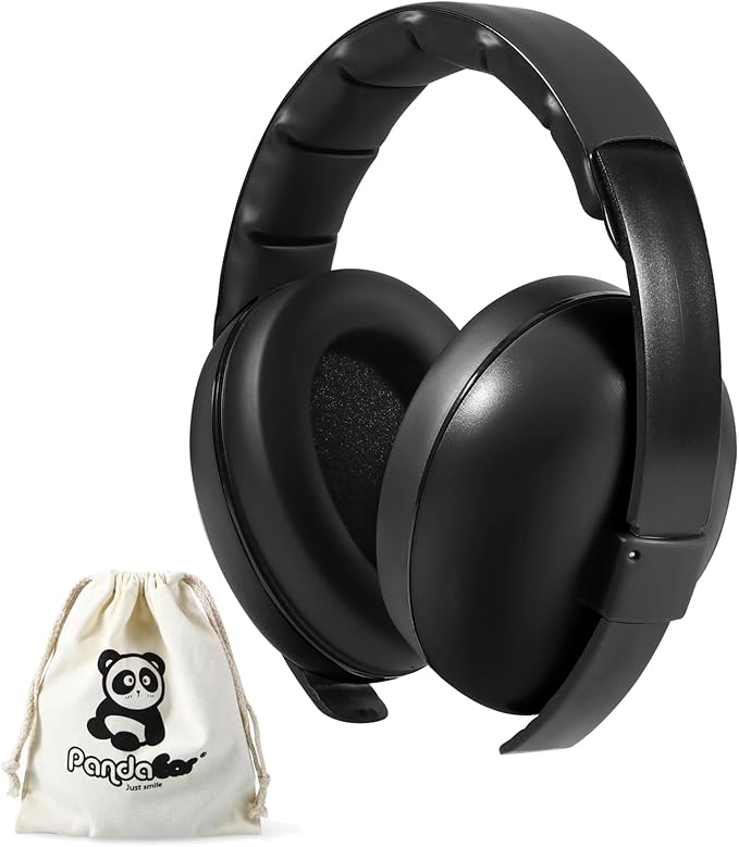 PandaEar Infant Baby Noise Cancelling Headphones - Noise Protection, 0-24+ Months, Comfortable Ear Protection, Ideal for Travel Airplane