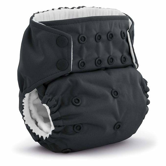 Kanga Care Rumparooz G3 Stay Dry Cloth Diaper Reusable One Size Pocket Diaper Patented Inner Double Gusset 2 pcs Microfiber Insert Soaker (6-55+ lbs) - Castle