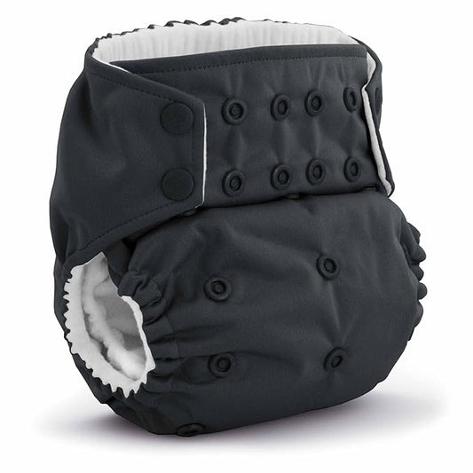 Kanga Care Rumparooz G3 Stay Dry Cloth Diaper Reusable One Size Pocket Diaper Patented Inner Double Gusset 2 pcs Microfiber Insert Soaker (6-55+ lbs) - Castle