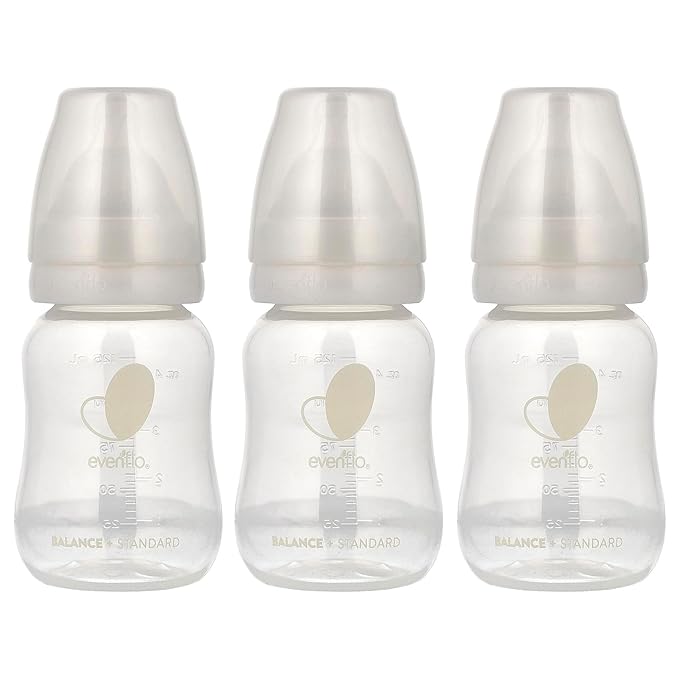 Balance+ Bottles, Standard, 0+ Months, Slow Flow, 3 Bottles, 4 oz (120 ml)