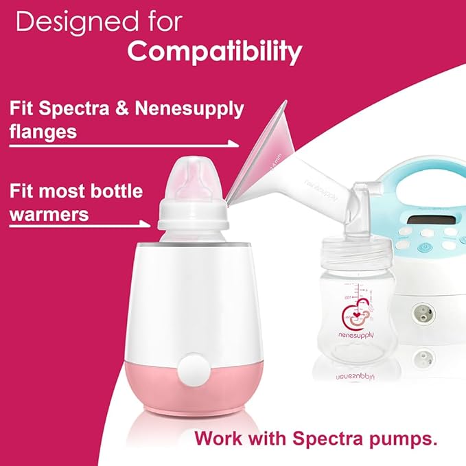 Nenesupply Feeding and Storage Bottles Collection for Spectra S1 S2 Motif Luna Breast Pumps 2 pc 4.7oz 140ml with Sealing Disc Anti Colic Feeding Breastmilk Storage Replace Spectra Bottles