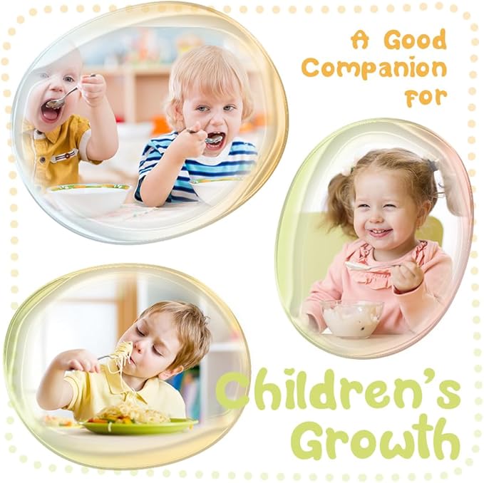4 Piece Stainless Steel Toddler Forks and Spoons with Smooth Rounded Edges | Self-Feeding Toddle Utensil Set for Babies 1+ Year Old | Dishwasher Safe Baby Silverware Set