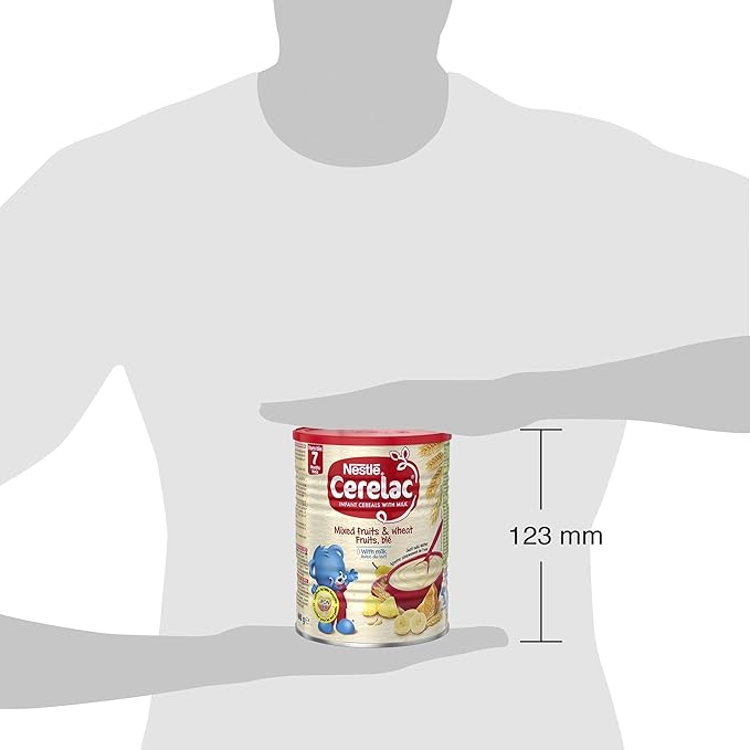 Nestle Cerelac, Mixed Fruits & Wheat with Milk, 14.1 Ounce Cans (Pack of 4)