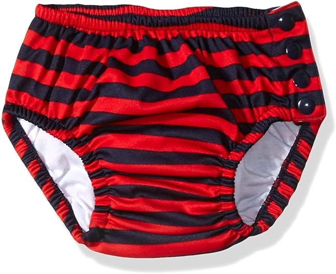 KIKO & MAX Baby Boys' Infant Three-Pack Absorbant Reusable Swim Diaper