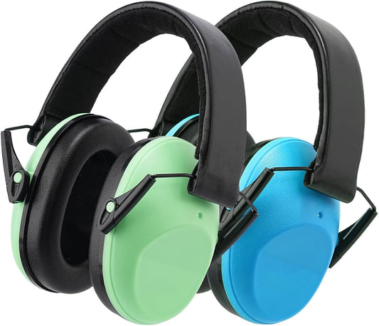 Noise Canceling Headphones for Kids 2PACK, 25-31NR Noise Reduction Earmuffs for Fireworks, Autism