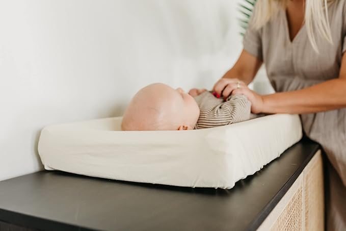 Copper Pearl Premium Knit Changing Pad Cover Soft, Stylish, and Universal Fit for All Standard Diaper Changing Pads, Trendy Design Changing Pad Covers, Yuma