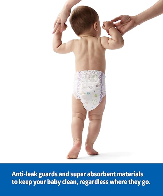 Medline Premium Disposable Baby Diapers, Absorbent & Ultra-Soft for Delicate Skin, Size 4 (22-37 lbs), Pack of 25