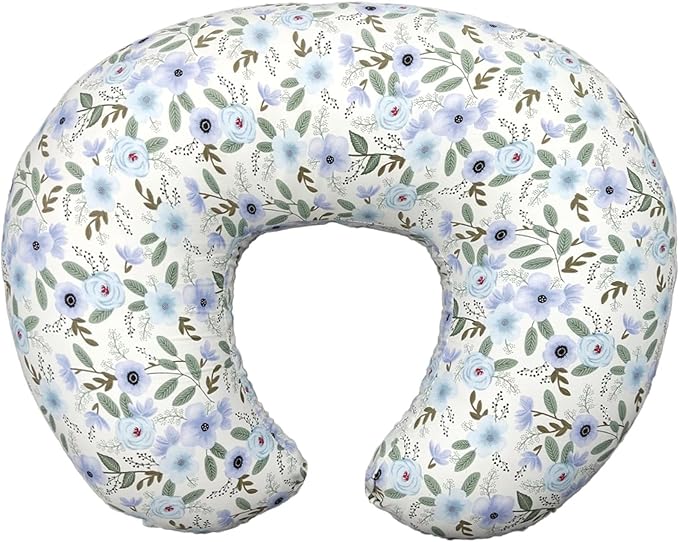 x-vesolje Nursing Pillow, Breastfeeding Pillow with Removable Cover, Ergonomic Breast Feeding Pillow, Baby Feeding Support Pillow for Mom Easier Breastfeeding- Original Size/Leaves