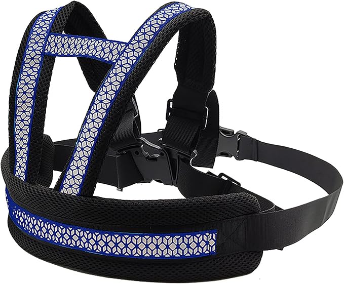 Clobeau Child Motorcycle Safety Harness Reflective Strip Antifall Child Safety Harness for Kid 2-12Year Bike Safety Belt