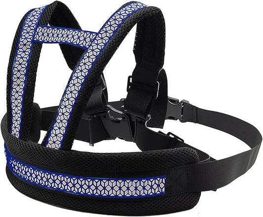 Clobeau Child Motorcycle Safety Harness Reflective Strip Antifall Child Safety Harness for Kid 2-12Year Bike Safety Belt