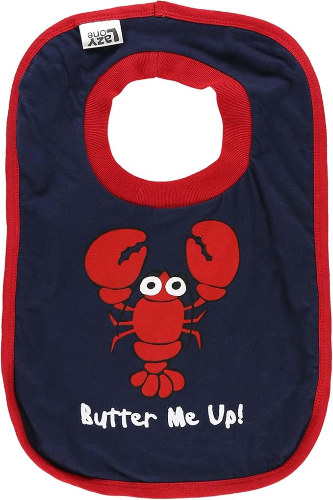 LazyOne Animal-Print Baby Bibs, Cute Baby Shower Gifts