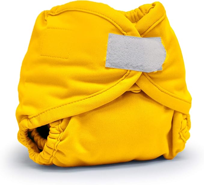 Kanga Care Rumparooz Double Leg Gusset Reusable Cloth Diaper Cover Newborn Aplix Dandelion 4-15lbs