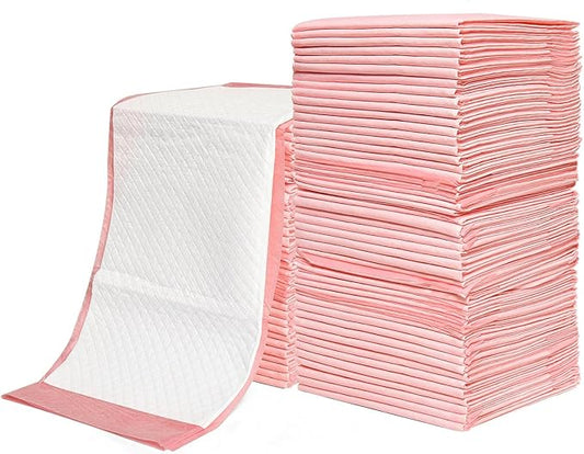 Rocinha Disposable Changing Pads for Baby 100 Pack Waterproof Diaper Changing Pad Cover Breathable Underpads Bed Table Protector Mat Baby Changing Pad Liner, 17 Inches x 13 Inches