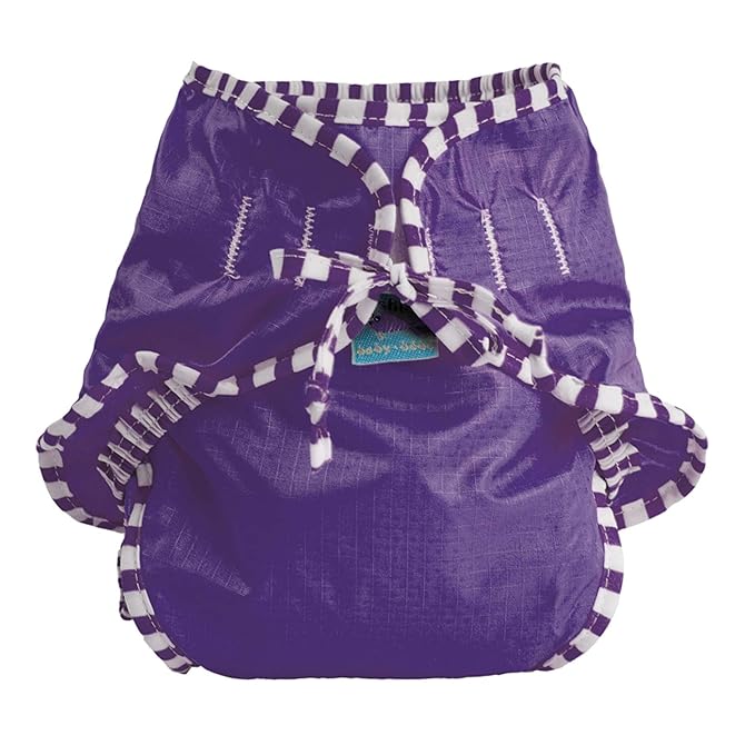 Kushies Swim Diaper X-Large 35-50 lbs/16-23 Kg, Purple