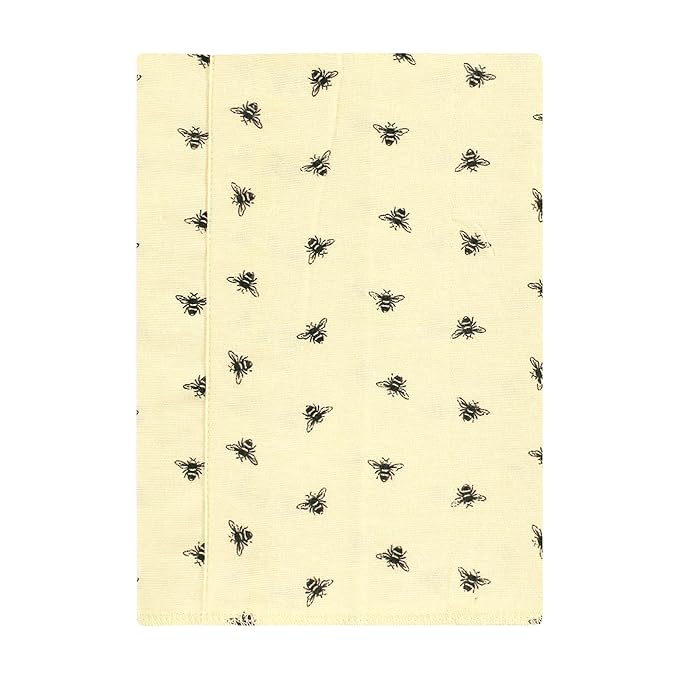 Hudson Baby Unisex Baby Flannel Burp Cloth 7pk, Honey Bee, One Size
