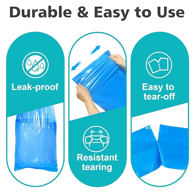 Diaper Pail Refill Bags Compatible with Diaper Genie Easy Roll Signature & Platinum Pails,4-Pack (120 Bags)