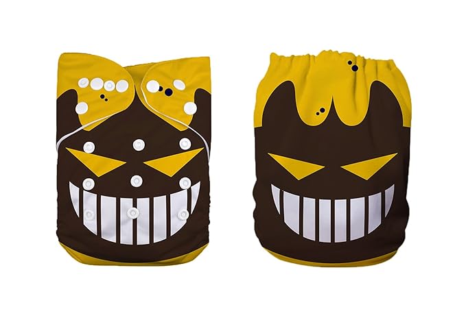 Pocket Cloth Diaper Nappy Reusable Washable Christmas Halloween Thanksgiving Holiday Gift (Halloween)