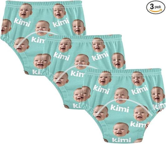 Joko Ivery 1 Teal Custom Potty Training Pants Unisex Traning Potty Panty for Boys Toddlers Girls 4T 3Pcs