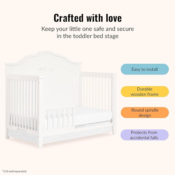 Sweetpea Baby Rose/Tiana Convertible Crib Toddler Guard Rail