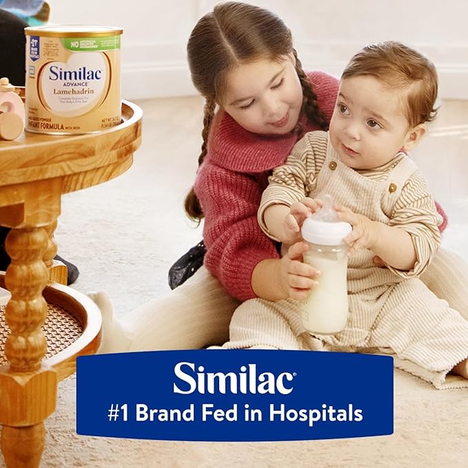 Similac Advance Lamehadrin Infant Formula (4 Pack) Badatz Certified, Kosher, Baby Formula, Powder, 24.7-oz Can