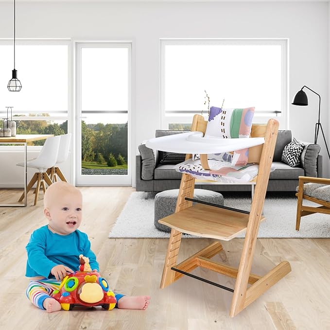 for Stokke High Chair Cushion, Soft and Comfortable for Tripp Trapp High Chair Cushion, for Tripp Trapp Cushion Set Makes It Safer and More Comfortable for Baby to Sit On (Colorful Pattern)