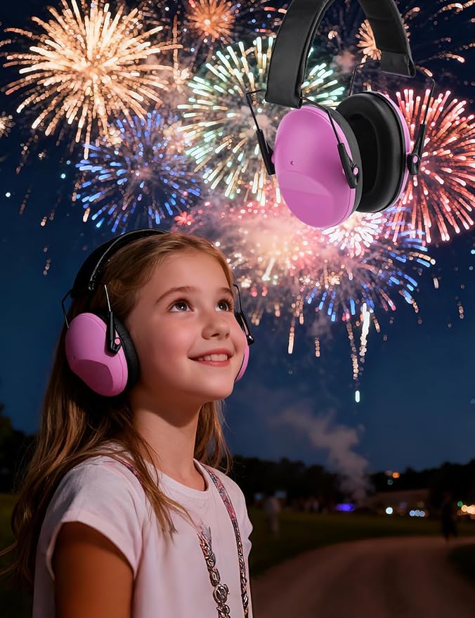 sundee Kids Noise Cancelling Headphones Ear Muffs for Noise Reduction Hearing Protection for Autism Chirldren