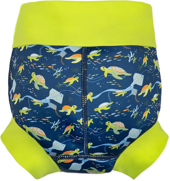 Splash About Happy Nappy Swim Diaper, Turtle Tide, 6-12 Months