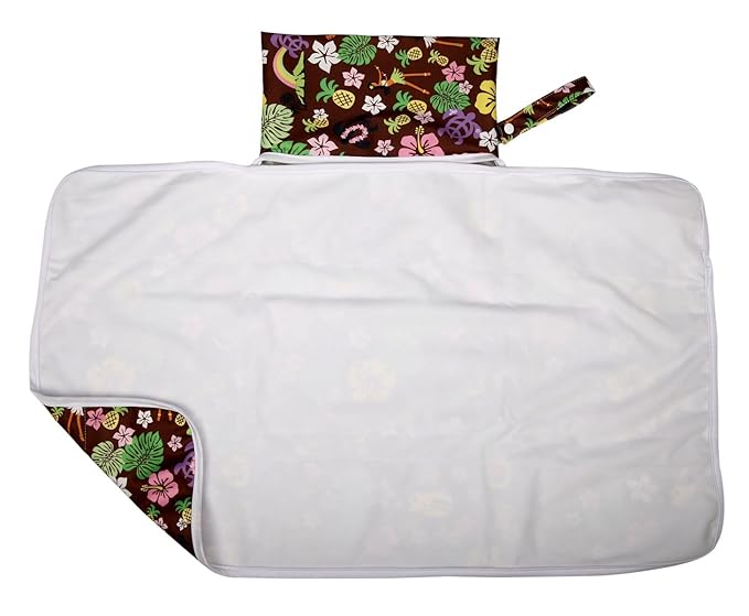 Baby Diaper Changing Mat Pad Portable Foldable Washable Compact Travel Nappy Waterproof Play Mat 30inx18.5in (Dancing Girl)