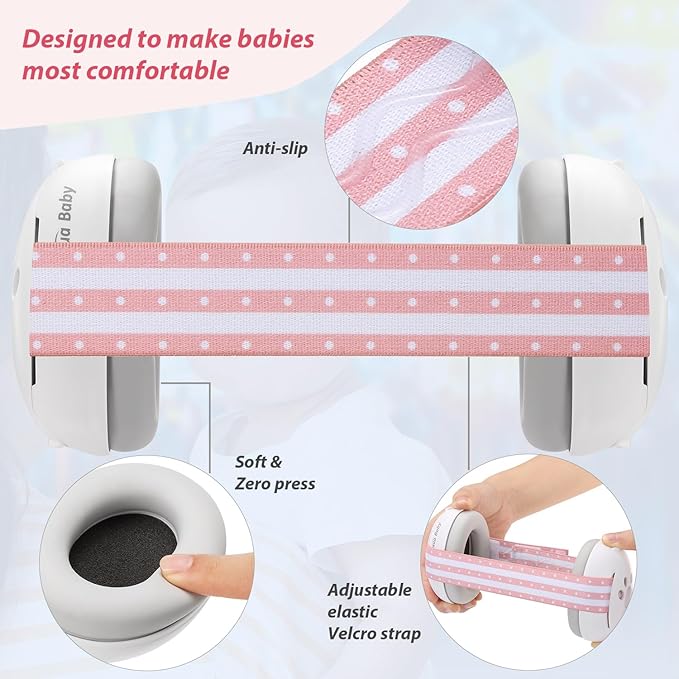 Baby Ear Protection, Noise Cancelling Headphones for Babies and Toddlers Up to 36 Months