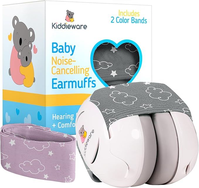 Baby Noise Cancelling Headphones - Soundproof Ear Muffs for Sleep 0-24 Months