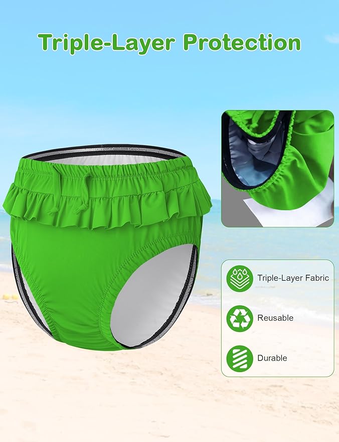 Youth Special Needs Reusable Swim Diapers Swimwear for Incontinence Diaper Covers Waterproof,Leakproof