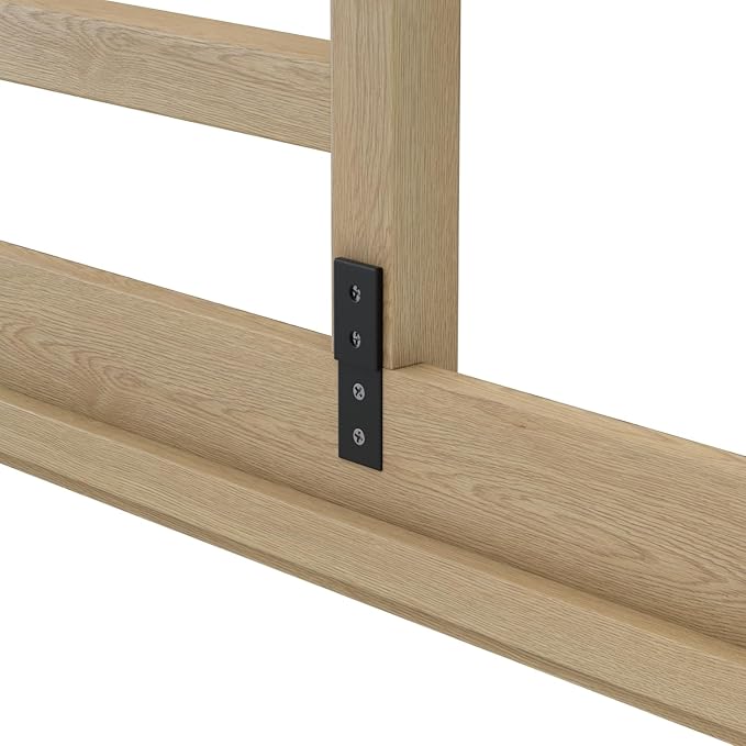 CC KITS Safety Guard Rail for Baby, Kids, and Children - Solid Wood Safety Bed Rail for Toddlers - Easy Installation - Premium Protection for Bunk, Twin, Full, Queen and King Size Beds - (Natural)