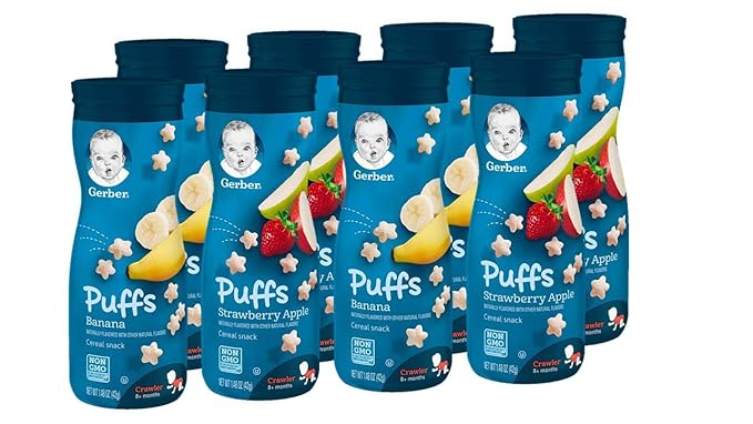 Gerber Baby Snacks Variety Pack | Gerber Snacks for Baby Variety Pack, Yogurt Melts & Fruit & Veggie Melts