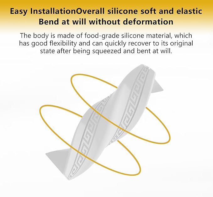 8PCS Baseboard Corner Protectors - Self Adhesive Silicone Safety Corner Protectors, Baby Proofing Edge Guard Cushion for Furniture Wall Base & Edges - Popular Home Childproofing Accessory