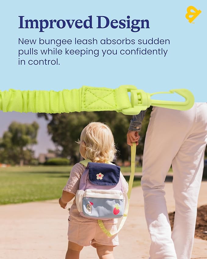 Goldbug Adventure Backpack + Safety Harness for Toddlers - Purple