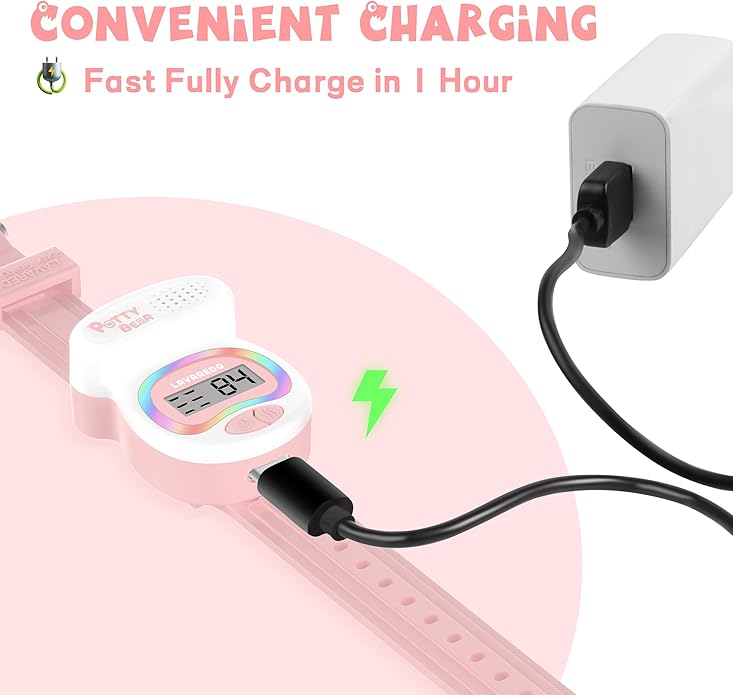 BEN NEVIS NN Potty Training Watch, Potty Timer Toilet Shape and LED Colorful Lights, Toddler Toilet Training Aid, Remind Toddler to Go to The Toilet, Best Gift for Toddlers