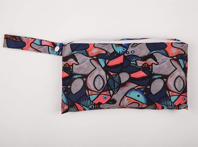 Baby Diaper Changing Mat Pad Portable Foldable Washable Compact Travel Nappy Waterproof Play Mat 30inx18.5in (Fish)