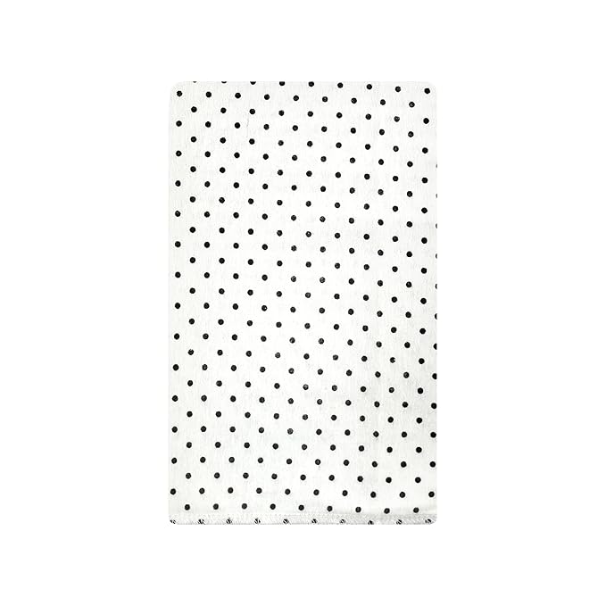 Hudson Baby Unisex Baby Cotton Flannel Burp Cloths, Rose Leopard, One Size