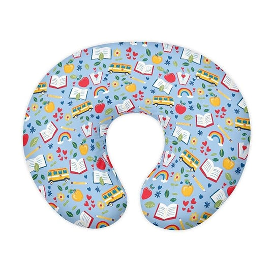 Campus Elements Breastfeeding Pillow Cover Nursing Cover for Newborn Girls Boys Super Soft and Comfortable Slipcover Gift, 2 Packs