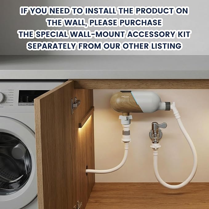 Ozone Water Disinfection Machine - Upgraded M9-Plus Series/Ozone Laundry System for Washing Machines/Safe and Effective Disinfection for Baby Items. (Without wall mounting accessories)