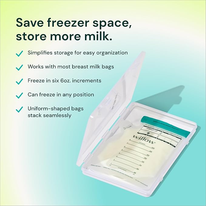 Willow Breast Milk Bag Flatteners - 6ct